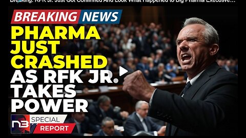 Breaking- RFK Jr. Just Got Confirmed And Look What Happened to Big Pharma Executives Seconds Later