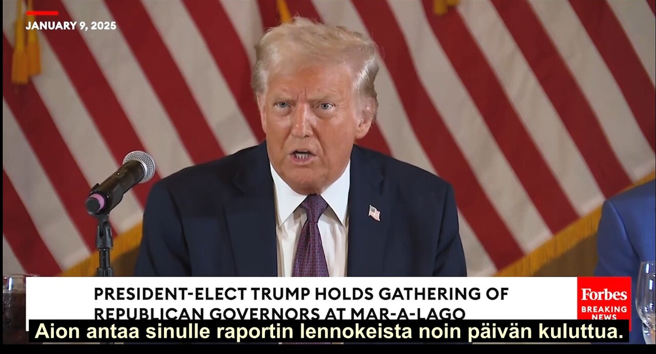 Dronet, mistä tulevat, minne menevät - sitä miettii myös Trump