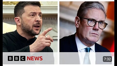 Ukraine's President Zelensky and UK Prime Minister Starmer to meet in Downing Street | BBC NEWS