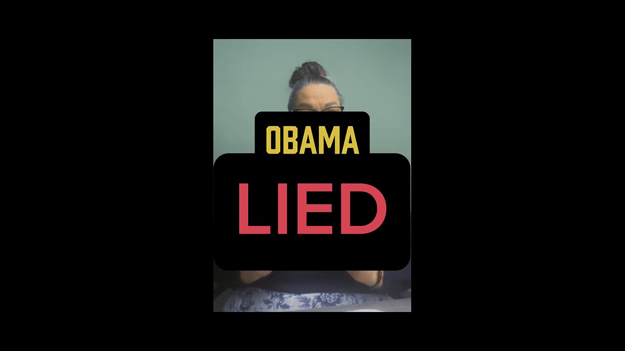 Obama LIED 🤥 #talks #truth #lies #stories #reaction