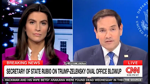 Duplicitous Diplomacy: Marco Rubio Questioning Zelenskyy's Desire For Peace After WH Breakdown