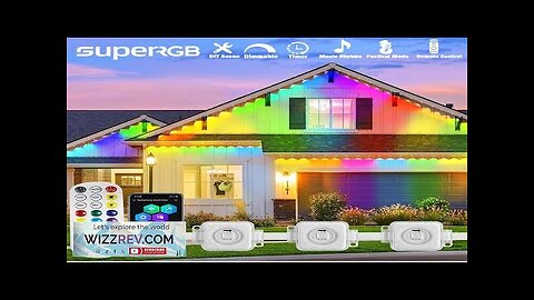 20M Permanent Eaves LED Smart RGB Outdoor Led Lights for House Review