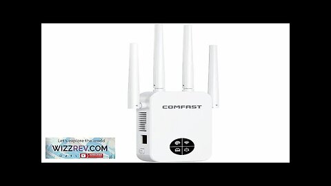 COMFAST 1200Mbps Smart Screen WiFi Repeaters with 4 External Antennas 2.4G/5.8GHz Wi-Fi Review