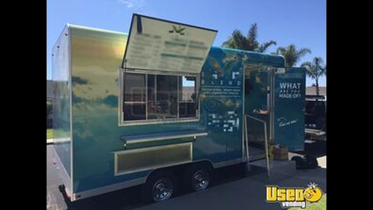 2015 8' x 16' Food Concession Trailer with All NSF Equipment for Sale in California!