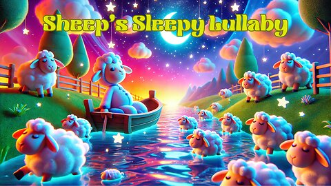 🎶 Sheep’s Sleepy Lullaby | Relaxing Bedtime Song for Kids & Babies 🐑✨