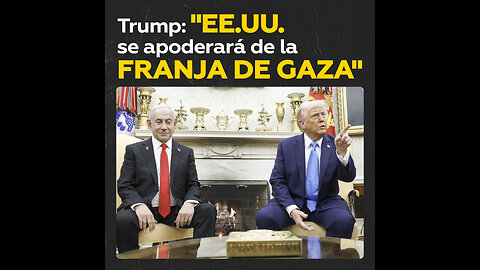Donald Trump promete desarrollo económico en la Franja de Gaza