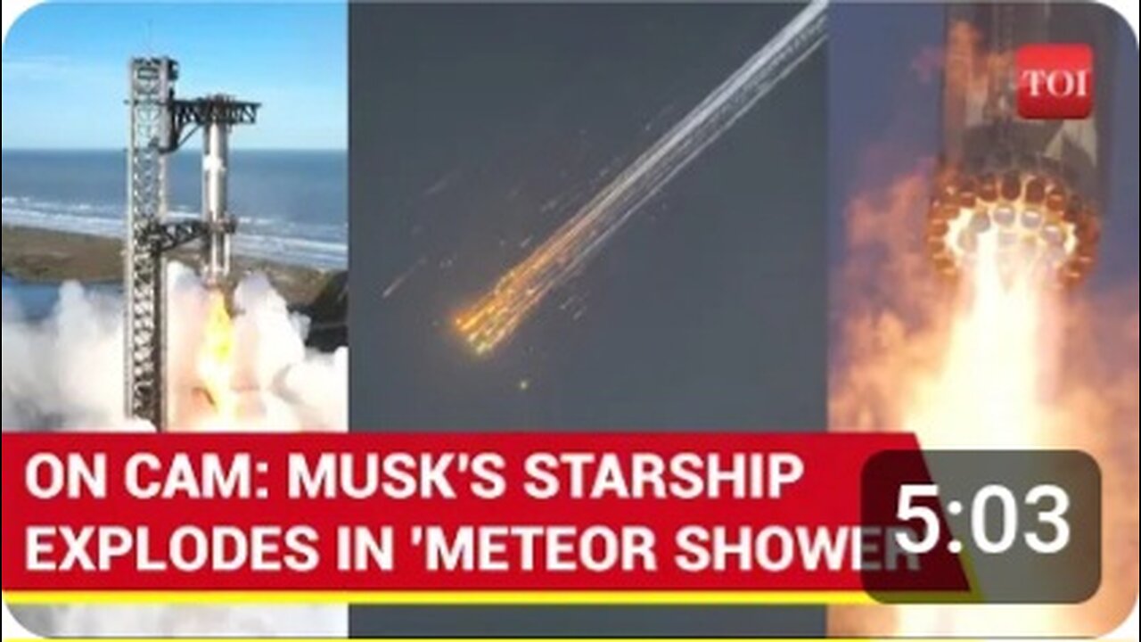 Elon Musk's SpaceX Starship Breaks In Space, Flights Forced To Duck Debris