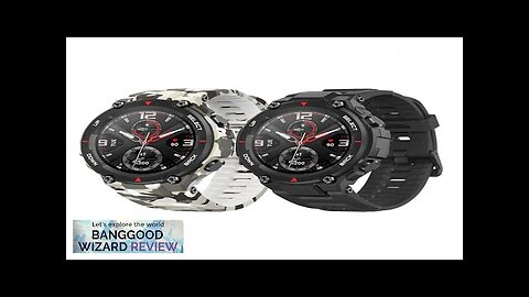 bluetooth 5.0 Amazfit T-Rex AMOLED GPS + GLONASS Outdoor Watch 14 Sport Modes Review