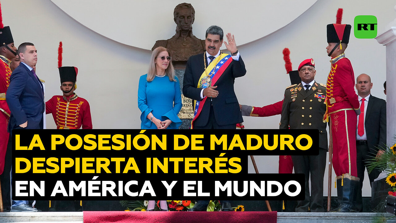 Maduro atrae miradas durante su posesión presidencial en Latinoamérica