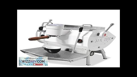 Semi-automatic coffee machine espresso three-pump coffee Maker lever commercial Review