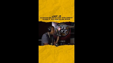 @jayz Always believe you’re great even if no one else does. #jayz 🎥 @hot97