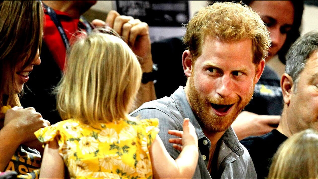 Prince Harry's popcorn swiped by toddler