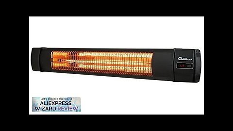 Outdoor Infrared Heater 1500W 120V Clean Instant Heat Wall/Ceiling Mounted Patio Backyard Review