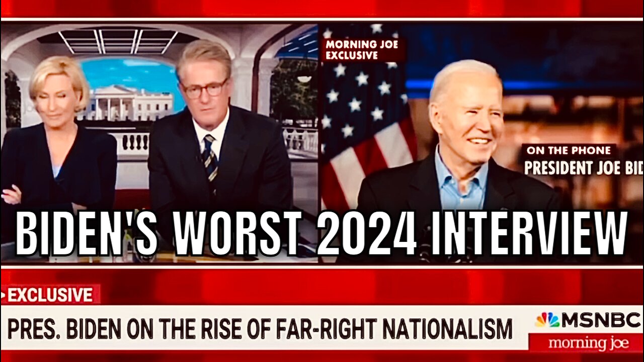 Joe Biden was LIVE on MORNING JOE…and it DIDN’T GO WELL! (7/8/2024 Flashback)