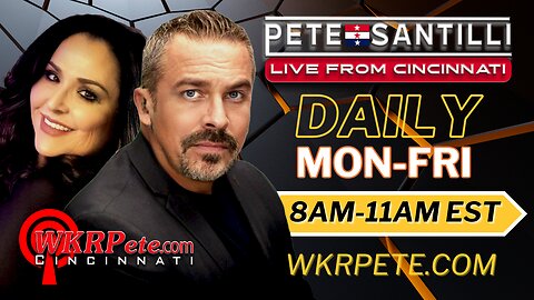 🇺🇸 THE PETE SANTILLI SHOW LIVE! 🇺🇸 MON-FRI AT 8-11AM & 4-5PM