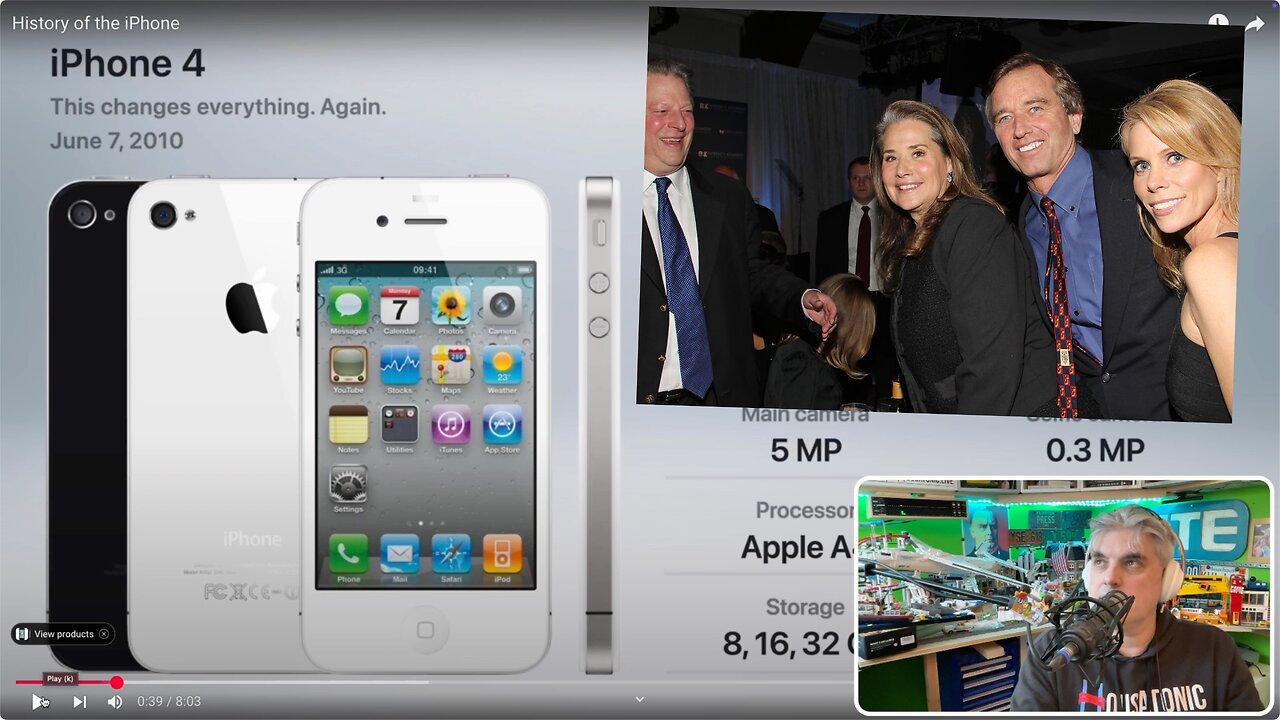 History of the iPhone … and of RFK Jr trying to find a safer vaccine .. Comparing 20 year journeys