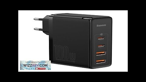 GaN Tech Baseus GaN2 Pro 100W 4-Port USB PD Charger 2USB-A+2USB-C PD3.0 Review