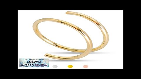 14k Gold Filled 20G Double Hoop Nose Ring for Single Piercing 20 Review