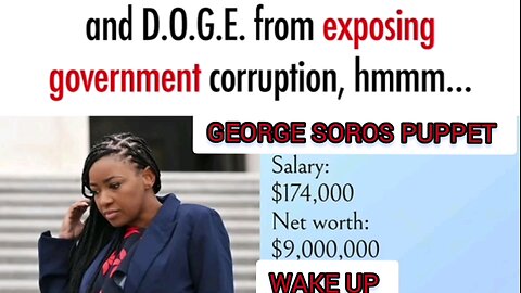 Jasmine Crockett is a George Soros puppet