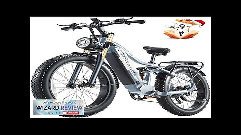 1000W/2000W Daul Motor Adults Electric Bike 120Miles & 48V 30Ah LG Cell Review