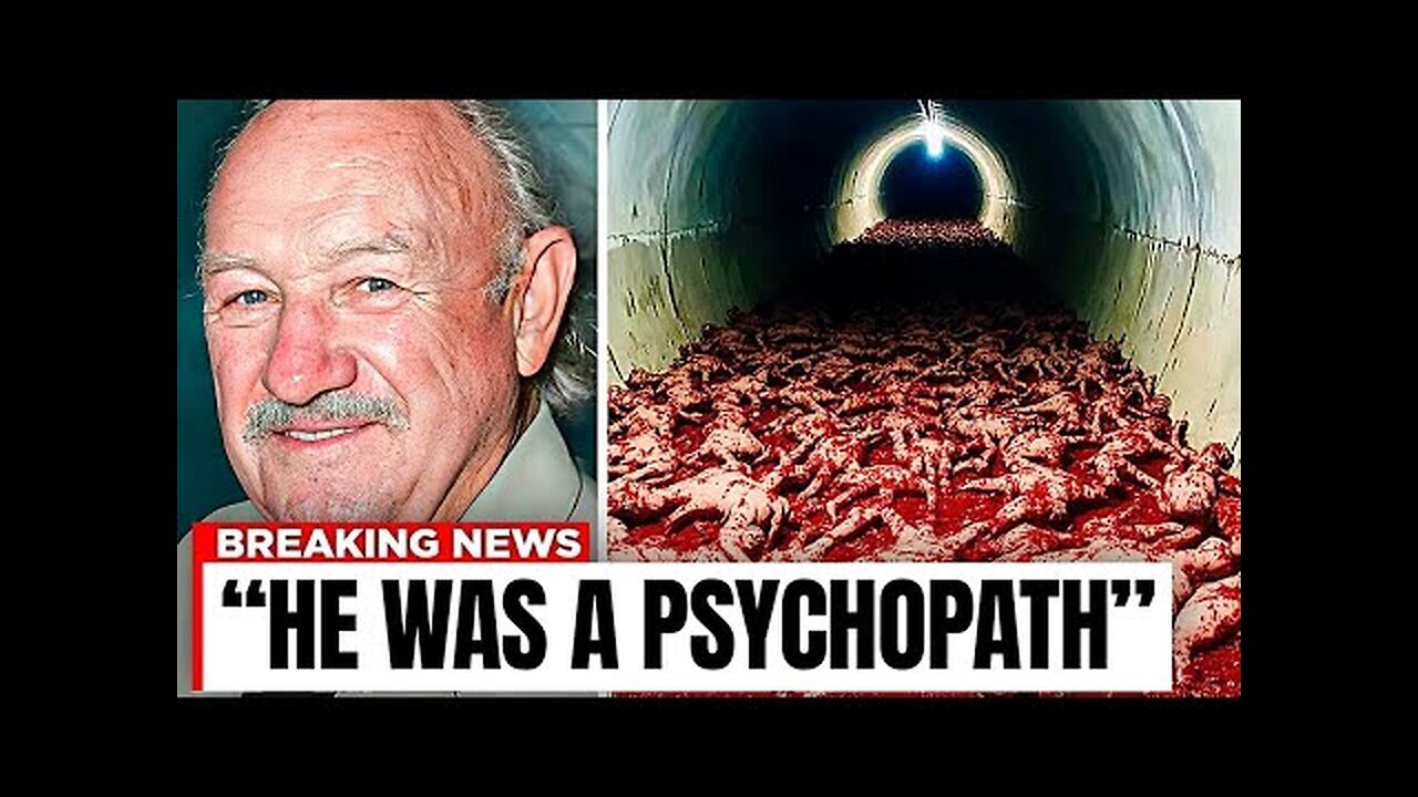 FBI Discovers Secret Tunnel Under Gene Hackman's Mansion, They Turn Pale When They See Whats Inside