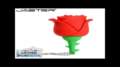 JASTER Rose USB Flash Drive 64GB Colorful Flower Memory Stick 32GB Red Review