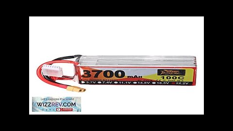 ZOP Power 22.2V 3700mAh 100C 6S Lipo Battery XT60 Plug Review