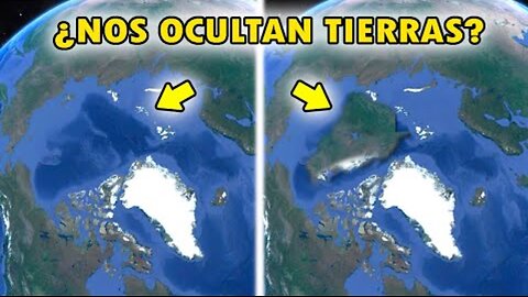 FALLO en Google Earth REVELA Tierras OCULTAS en el ÁRTICO