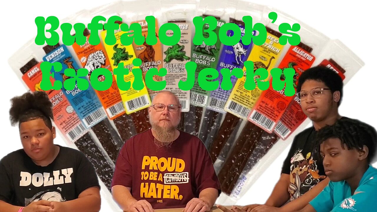 Buffalo Bob's Exotic Jerky #exotic #beefjerky #meatsticks #beefsticks #snacks #meat