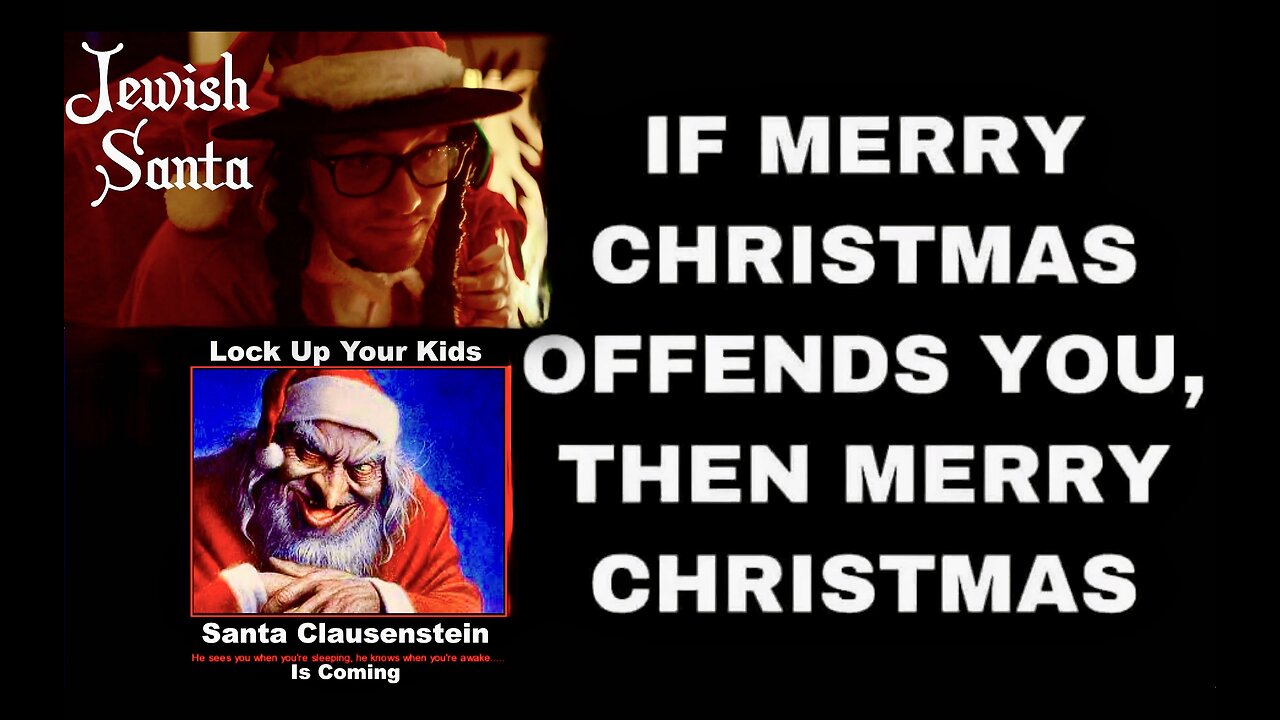 Jewish Santa Clausenstein Is Coming Lock Up Your Kids Night Before Christmas Chabad Lubavitch Tunnel