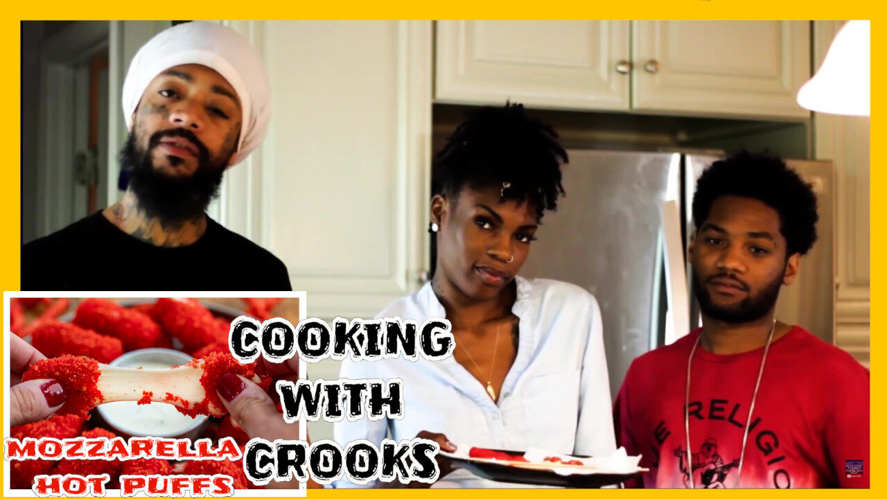 COOKING WITH CROOKS- Ep. 2 Mozzarella Hot Puffs