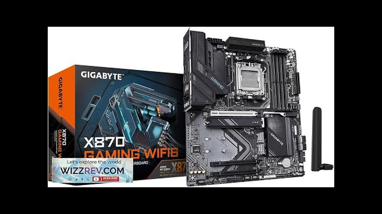 GIGABYTE X870 Gaming WIFI6 AMD AM5 LGA 1718 Motherboard ATX DDR5 3X Review