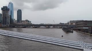 The view from Millennium Bridge, London