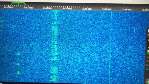 26.640 Data Bursts FSK 6 kHz Bandwidth Via UK SDR [G8JNJ] 21 Nov