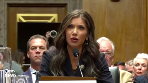 WATCH- Sen. Peters questions Noem in confirmation hearing