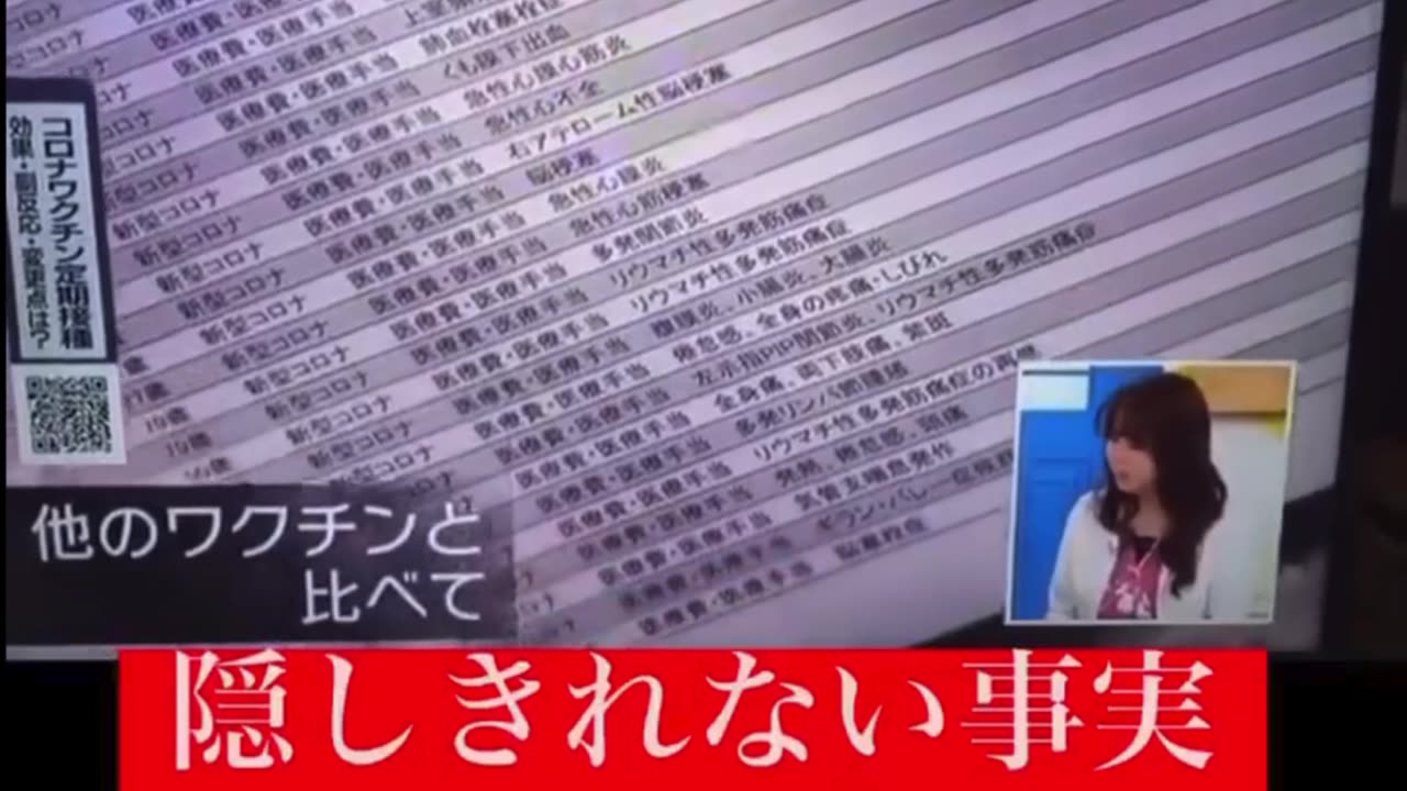 NHKがアノ💉の害を報道❗️