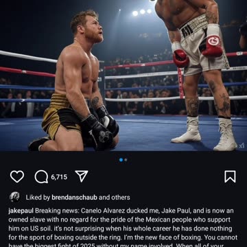 Jake Paul trolls Saul "Canelo" Alvarez after their fight fell through
