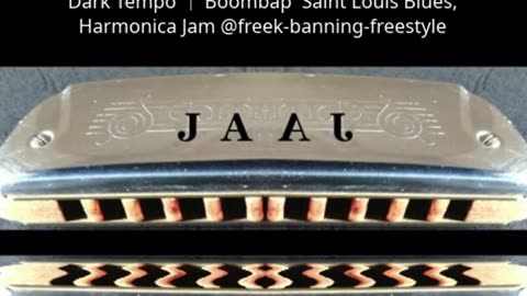 Dark Tempo Boombap Saint Louis Blues Harmonica Jam @freek-banning-freestyle @audacity ​