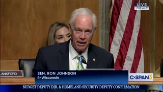 Senator Ron Johnson in HSGAC Committee Hearing 2.25.25