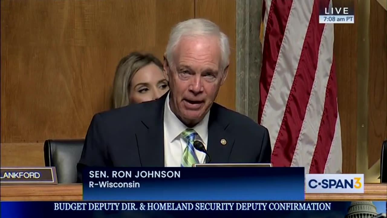 Senator Ron Johnson in HSGAC Committee Hearing 2.25.25