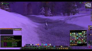 Turtle wow - mindless mining / herbalism - druid POV - Winterspring