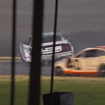 Driver Flips Over in Wild Crash During Final Laps of Race