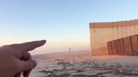 Excellent footage of the very end of the US Mexico Border where San Diego