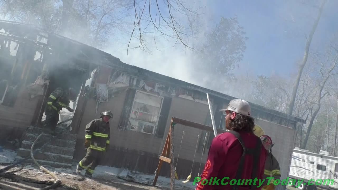 SECOND DOUBLE WIDE MOBILE HOME TOTALED BY FIRE, LIVINGSTON TEXAS, 01/22/25...