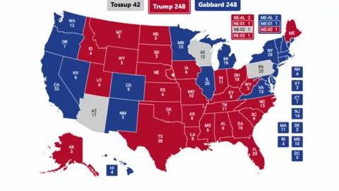 Alternate History 2020 Election Prediction - Donald Trump vs Tulsi Gabbard