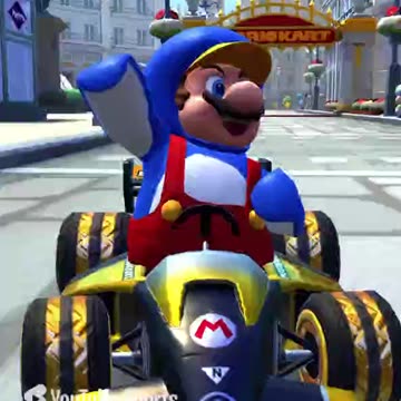 Mario Kart Tour - Black B Dasher Mk. 2 Gameplay (5th Anniversary Tour Purchasable Kart)