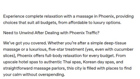 A Massage in Phoenix for Every Budget