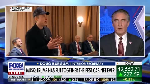 'THRILLED': Doug Burgum praises Musk's participation in Trump admin