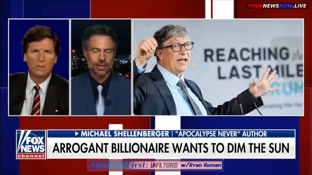 Tucker Carlson EXPOSES CHEMTRAILS & Bill Gates