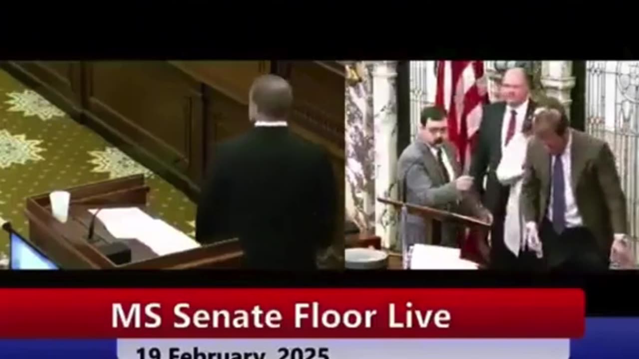 Mississippi Lt. Gov. Delbert Hosemann collapses while presiding over state senate